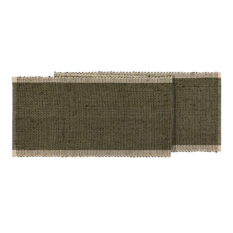 Table Runner Lattice Olive Branch 72