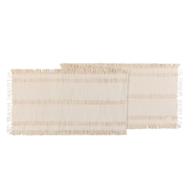 Table Runner Ravel Ivory 72