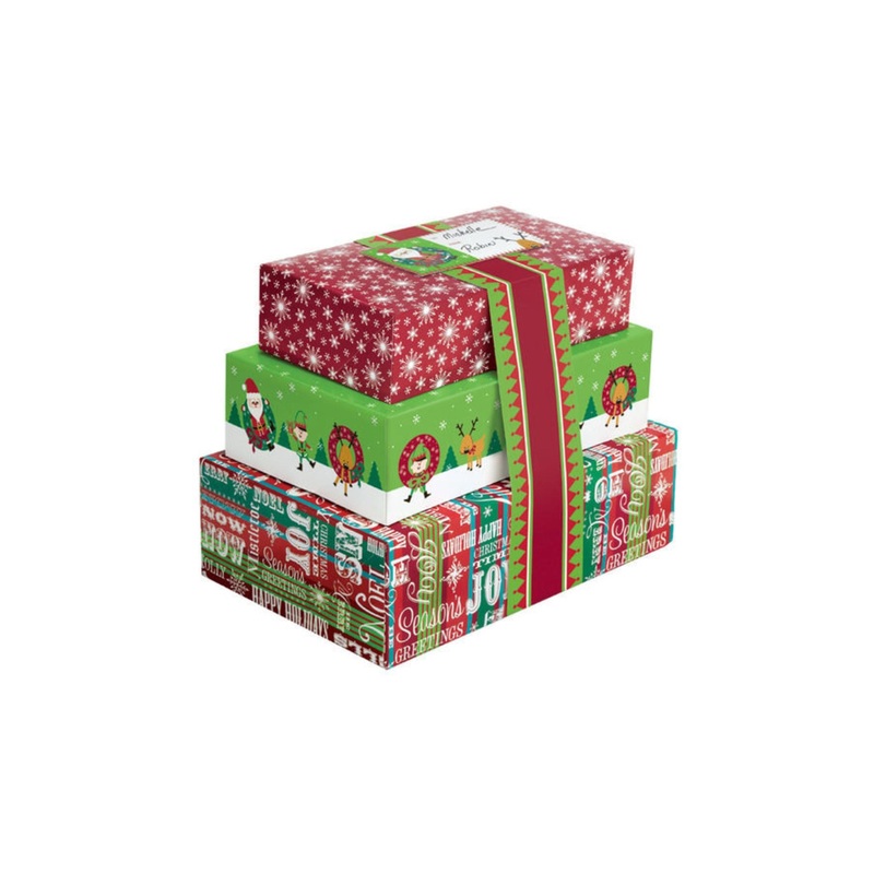 Cookie Boxes Sharing Stacked