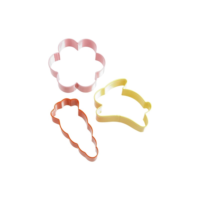 Cookie Cutter Set Easter 3 Pc Colored