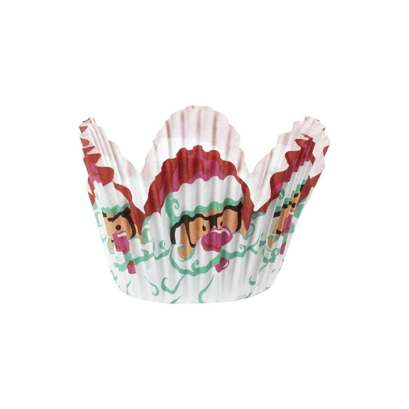 Petal Baking Cup Santa Mini