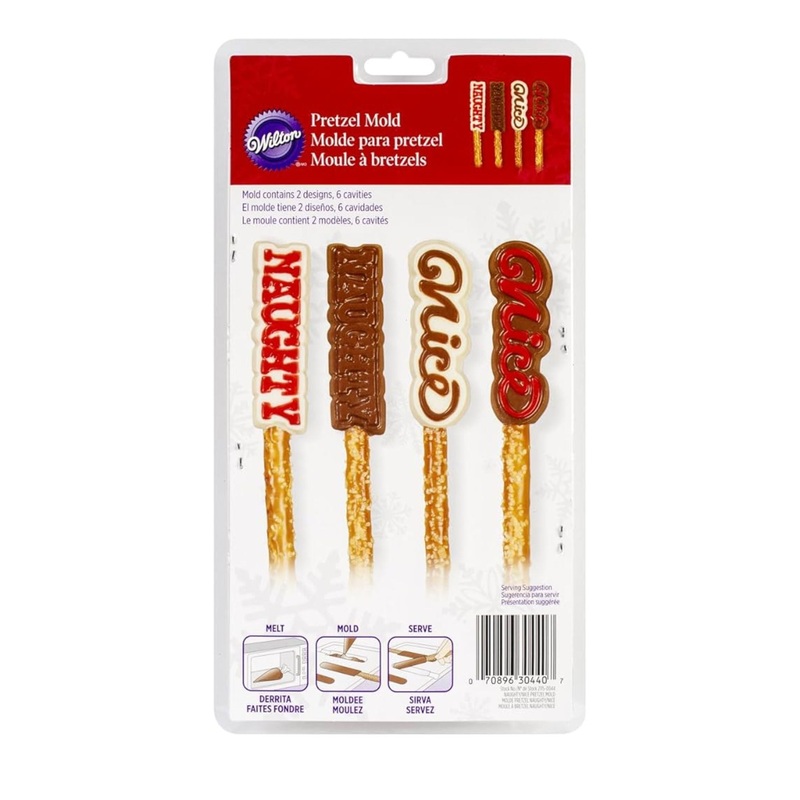 Pretzel Mold Naughty/Nice