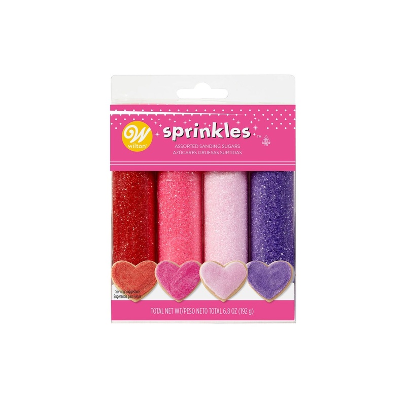 Valentine Sanding Sugar 4pk