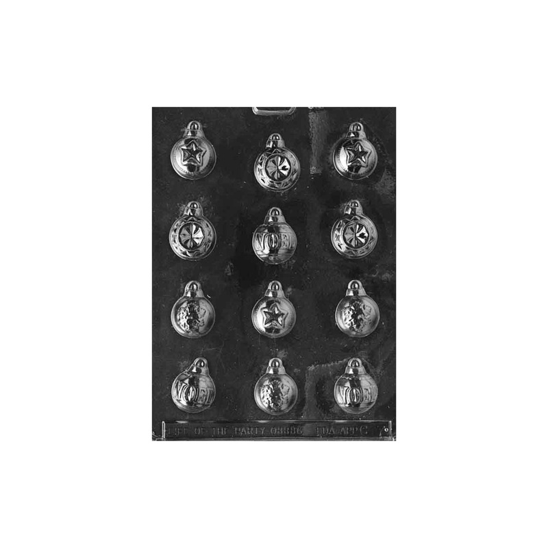 Candy Mold Asst Ornaments