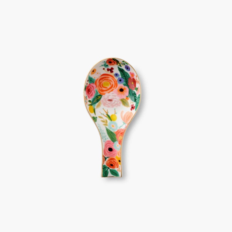 Garden Party Porcelain Spoon Rest