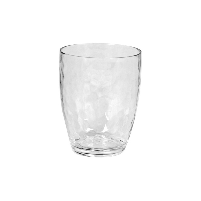 Tumbler Clear Dimpled