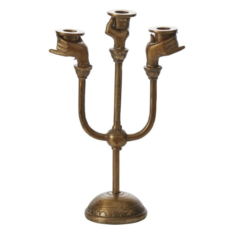 13 Haunted Hands Candelabra