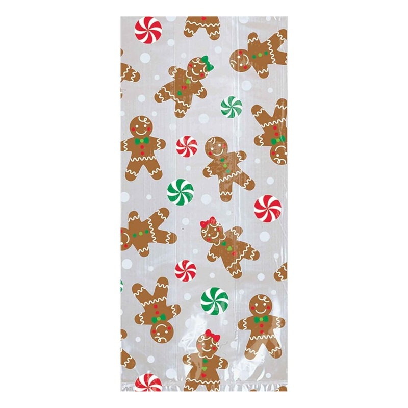 Cellophane Bags Gingerbread 20ct (dis)