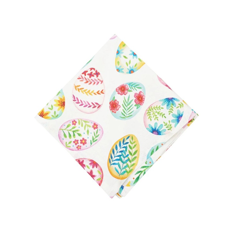 Easter Egg Charm & Plaid Table Linens