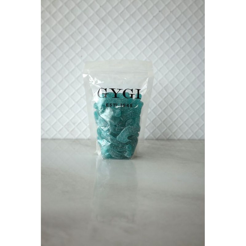 Gummy Sour Blue Razz Bottles