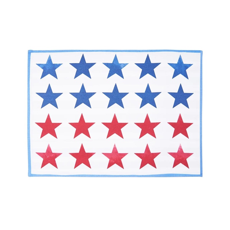 Red, White & Pow Placemat