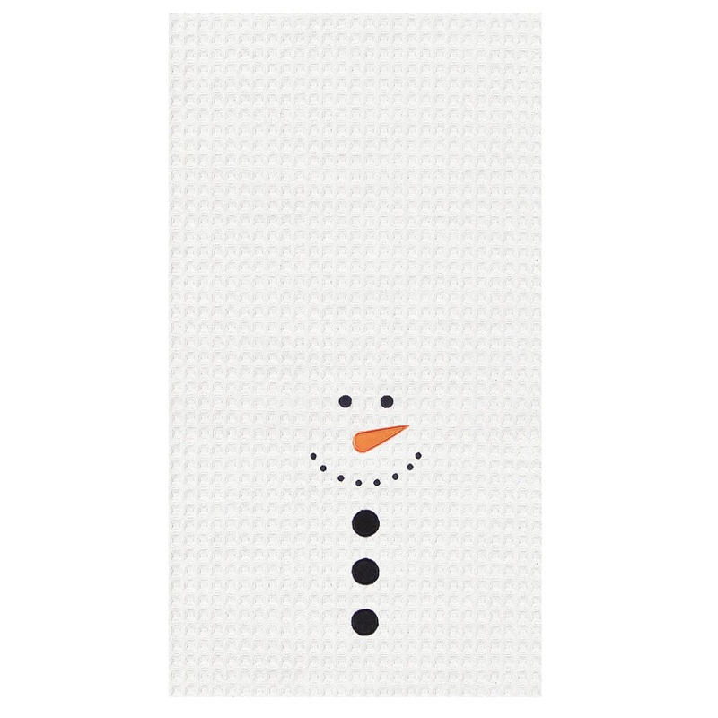 Snowman Face Towel