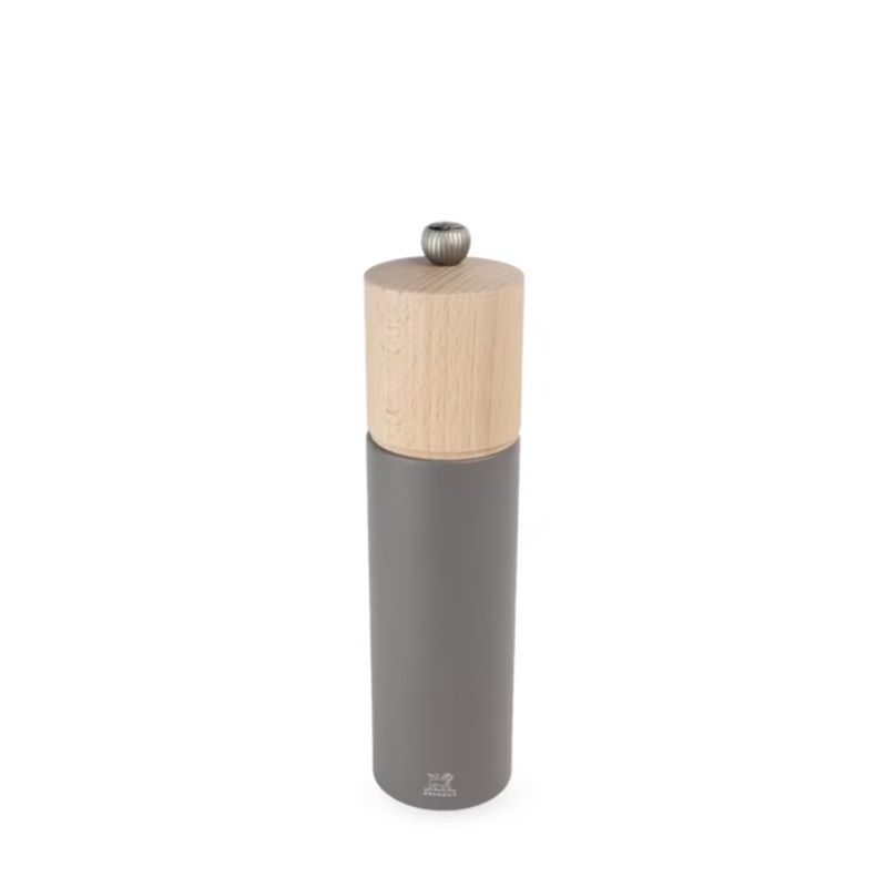 8 BOREAL Beechwood Pepper Mill- Rock Grey
