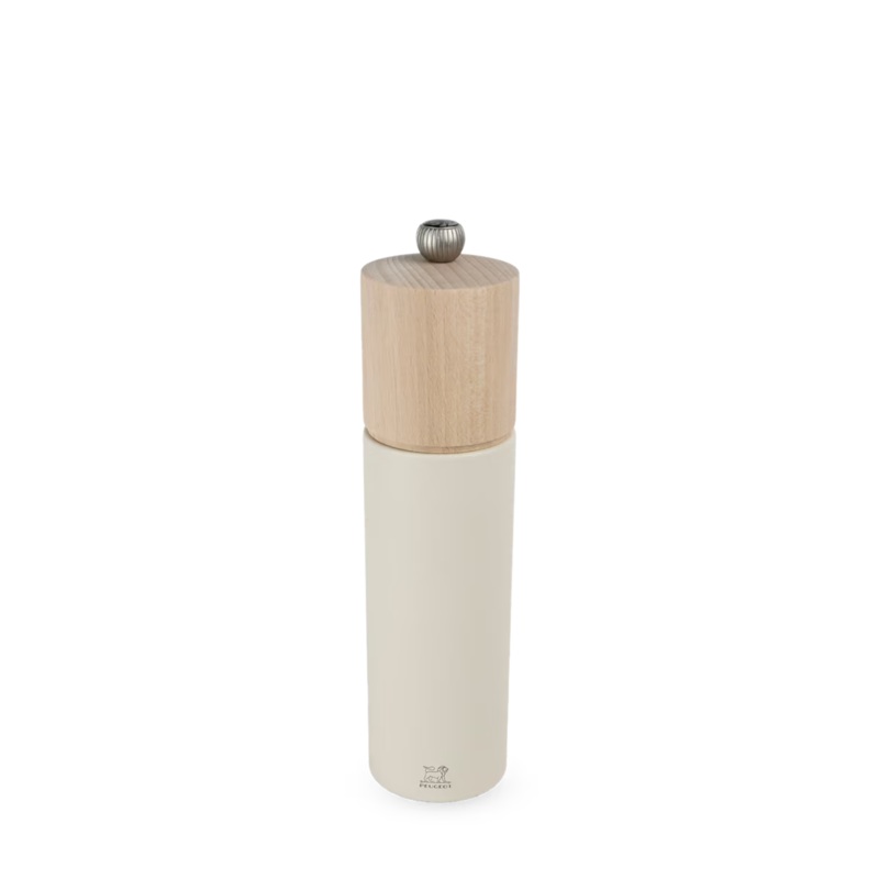 8 BOREAL Beechwood Salt Mill- Feather White