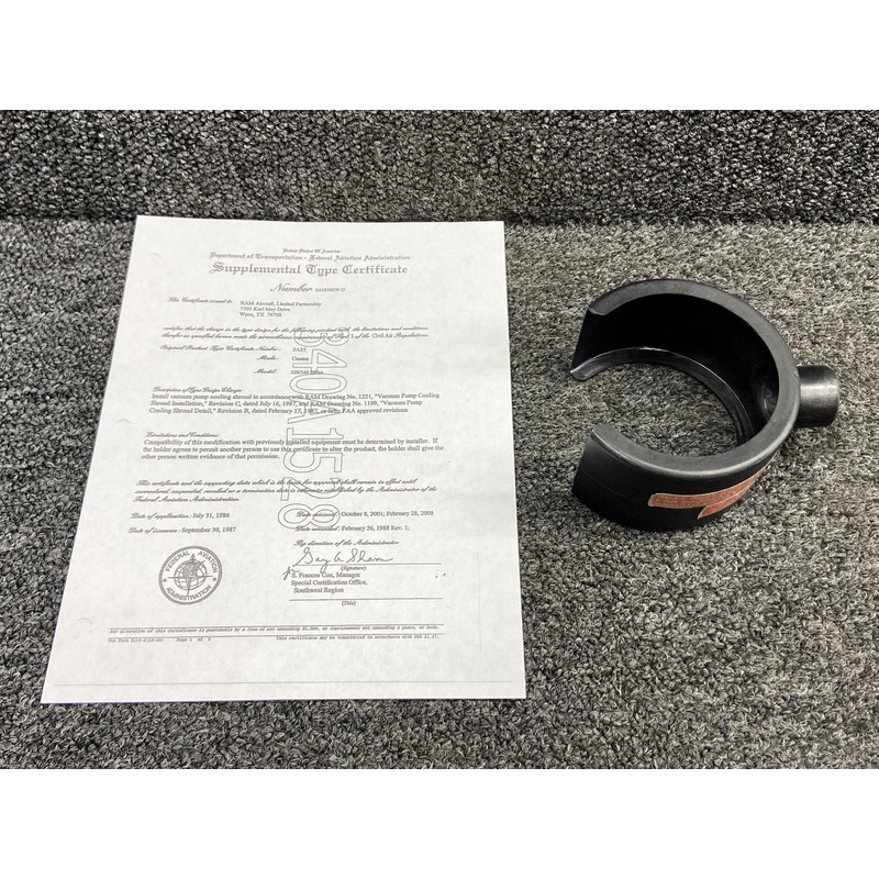 1199-2 Ram Aircraft Aftermarket Dry Air Pump Cooling Shroud LH or RH w STC