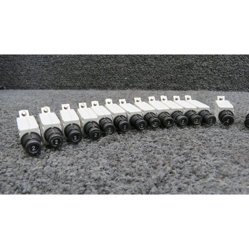 7274-11-1/2 Klixon Simulator Push to Reset Circuit Breaker Set of 25