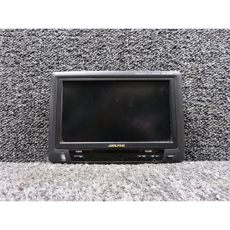 TME-M750A Alpine Wide Color LCD Monitor 6.5 Volts: 12