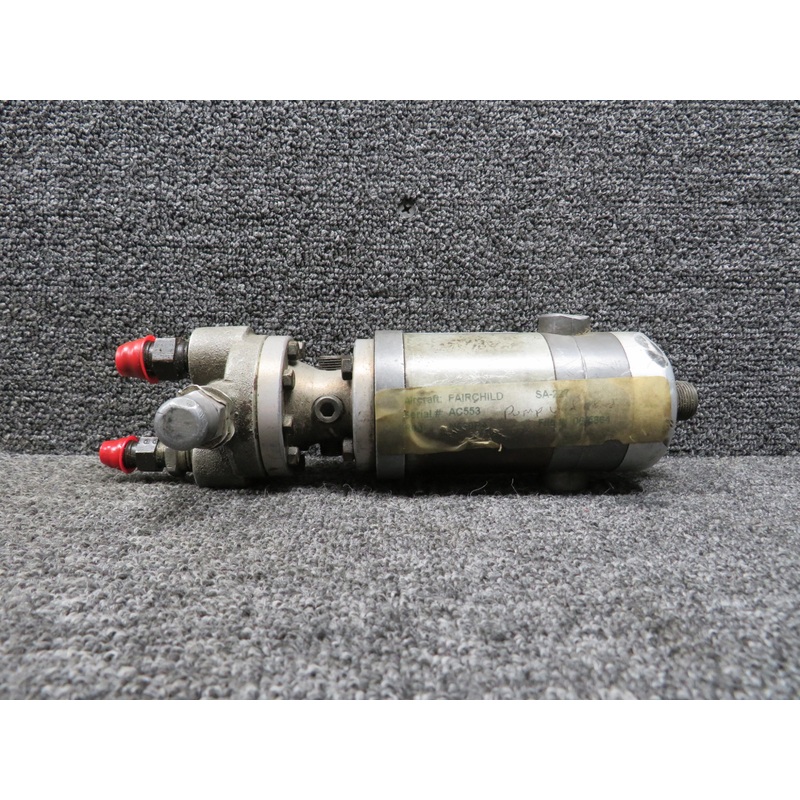 10111 TRW Globe Motors Weldon Pump DC Motor with Bracket, 27V (Dented)