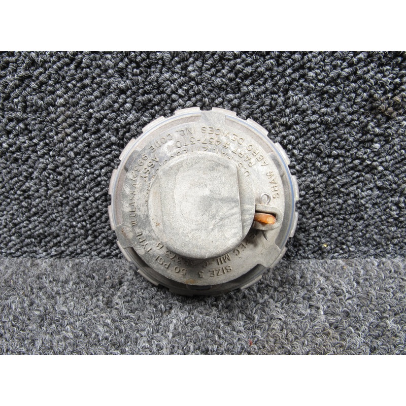 457-370-1 Shaw Aero Type III Fuel Cap Assembly (Size: 3)