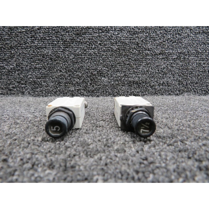 7277-2-5, 7277-5-7.5 Klixon Circuit Breakers (Set of 2)