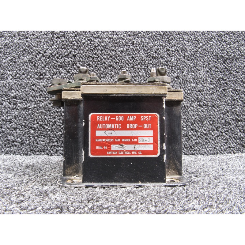 A-711NB-3 Hartman Electrical Automatic Drop-Out Relay Amps: 600