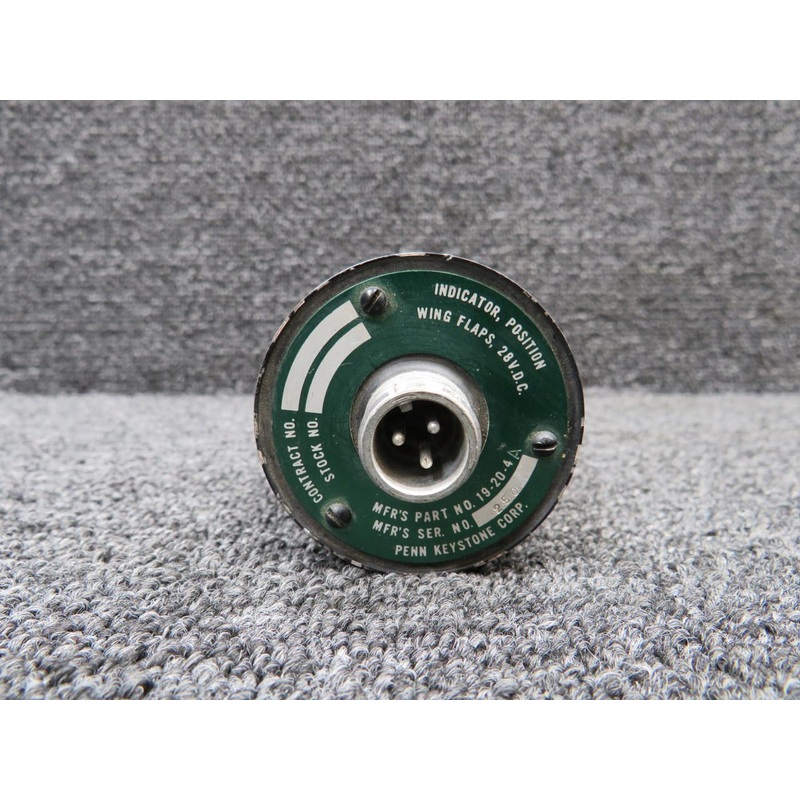 19-20-4A (Alt: 50-380028) Penn Keystone Wing Flaps Position Indicator (28V)
