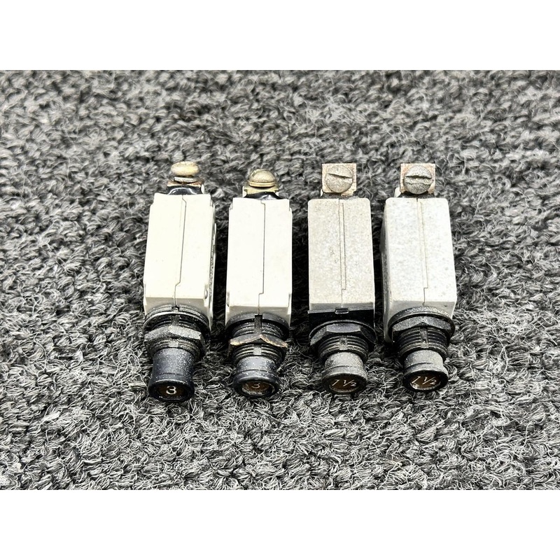 7277-2-3, 7277-5-3 Klixon Circuit Breakers (Set of 4)