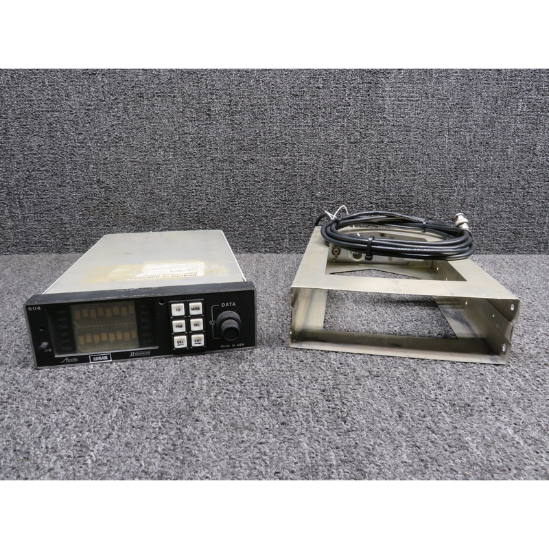 430-0166-013 Apollo II Morrow 604 Loran Nav Unit with Tray, Flybrary