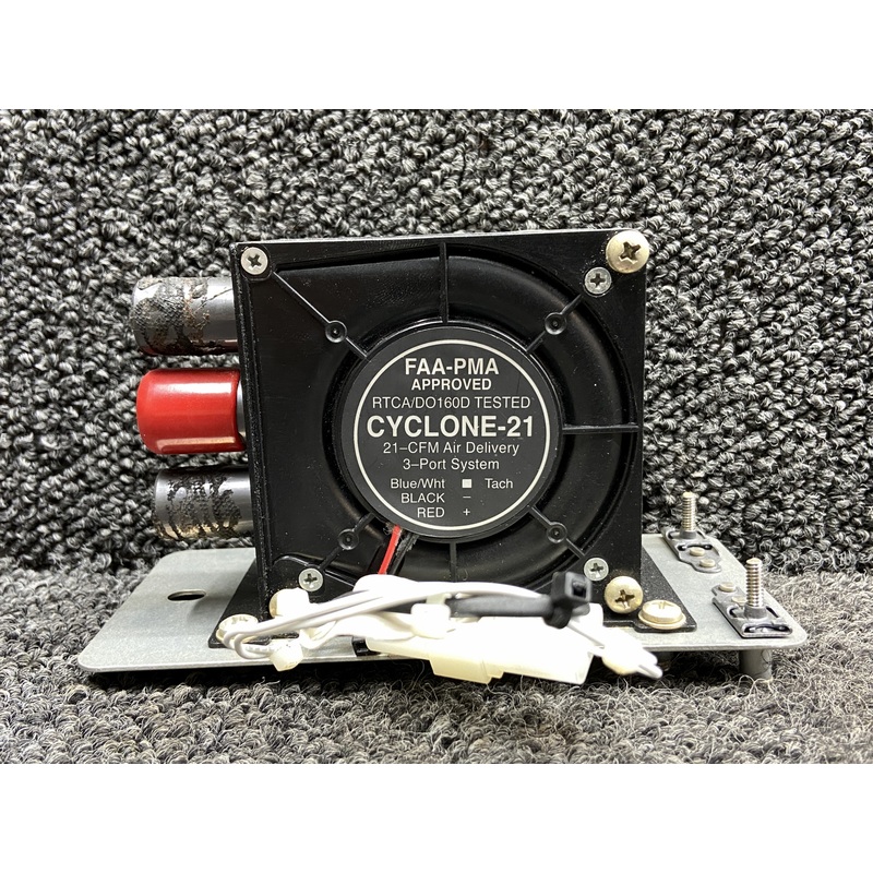 CRB-122253 Lone Star Aviation Avionics Cooling Fan w Mounting Bracket (24V)