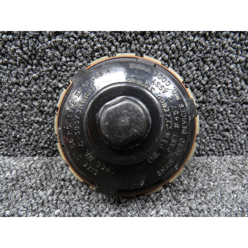 457-2 Shaw Aero Fuel Cap Assembly (Size: 3, 50PSI, Type III, Class A)