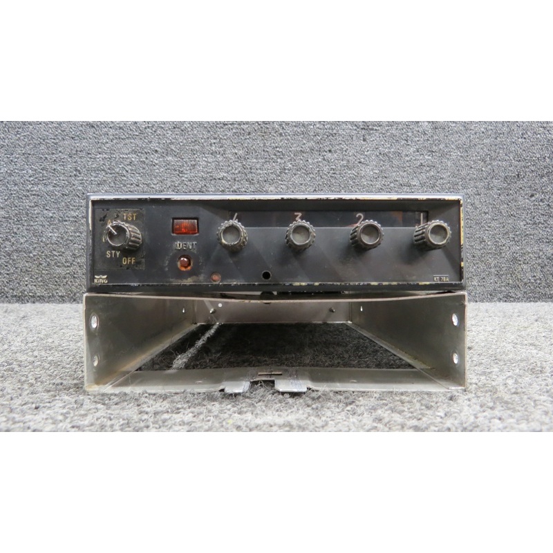 066-1062-01 King KT-78A ATC Transponder with Modifications & Tray (Volts: 14)