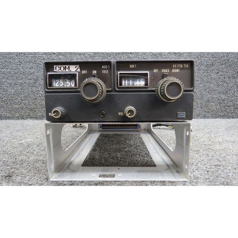 069-1019-05 King KX-175B Nav Comm Unit with Modifications and Tray (Volts: 14)