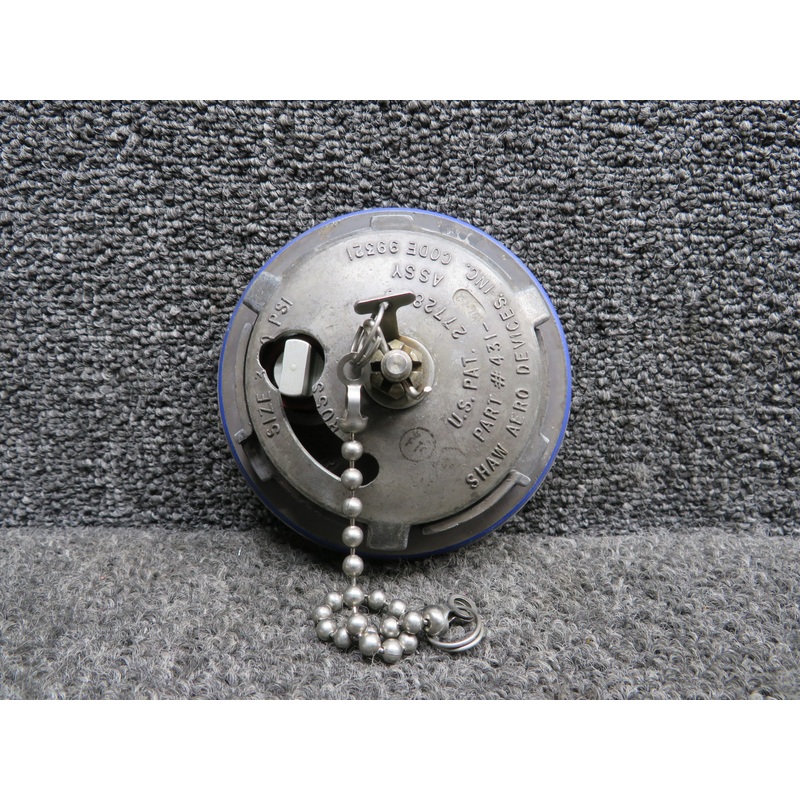 431-326-1-2 Shaw Aero Locking Fuel Cap Assembly with Chain LH or RH (No Keys)