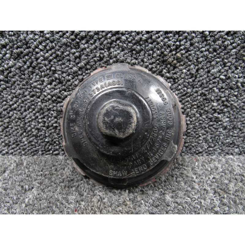 457-2 Shaw Aero Type III Fuel Cap Assembly (Size: 3)