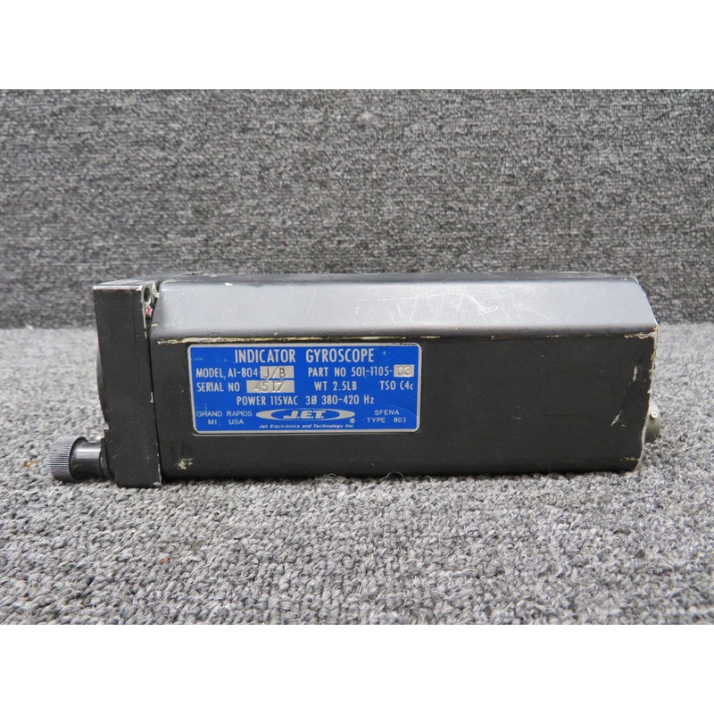 501-1105-03 JET AI-804-J-B Gyroscope Indicator with Green Repairable Tag (Core)