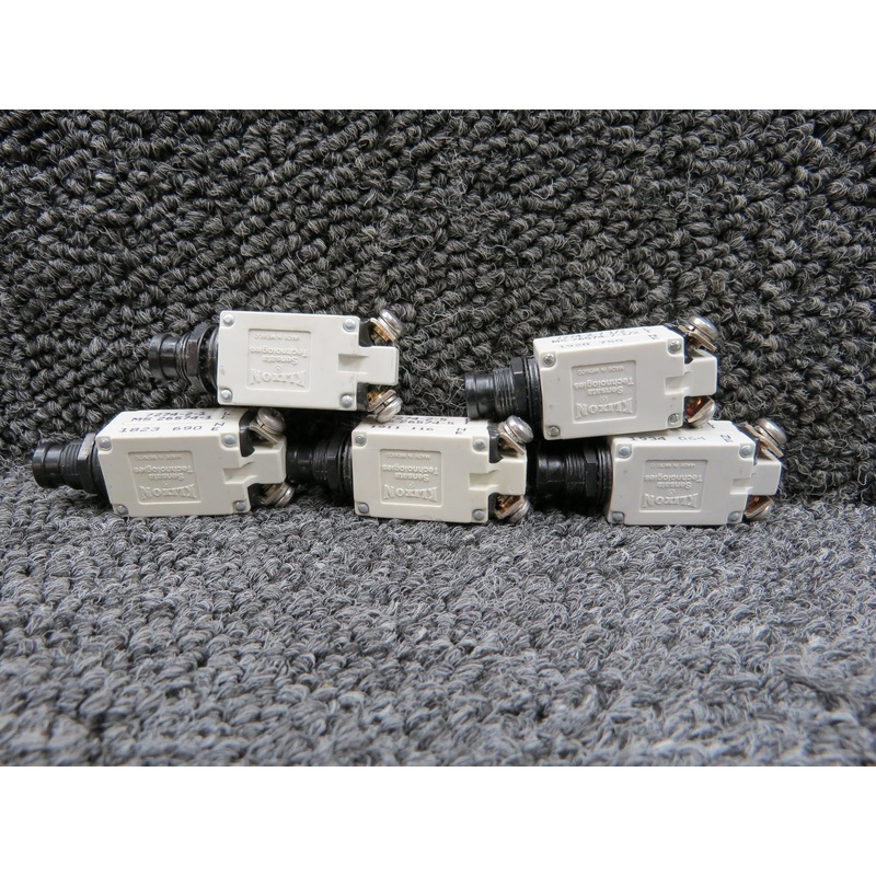7274-2-1, 7274-2-3 Klixon Circuit Breaker Set of 5