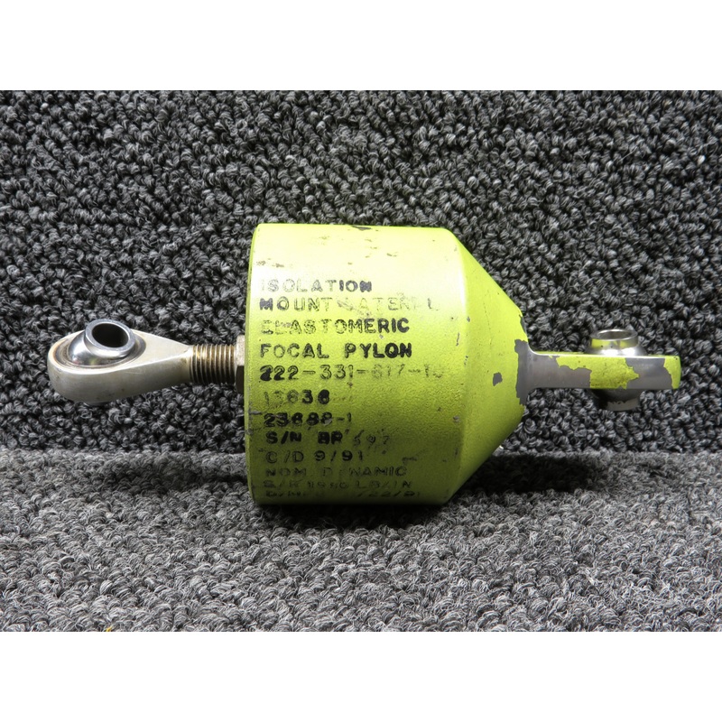 222-331-617-101 Textron Isolation Mount Elastomeric Focal Pylon Assembly