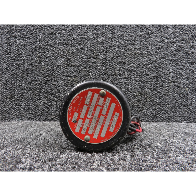 A24A9238 Westinghouse Direct Current Aircraft Motor (27V)