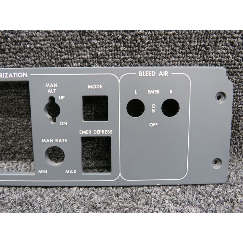 95-3996-3 (Alt: 7608068-003) LSI Pressurization Panel Overlay w Green Tag (Core)