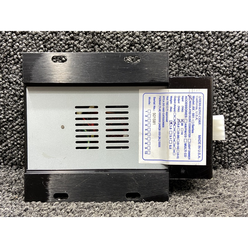 AK-551 Ameri-King Regulated DC To DC Converter Unit (28 to 14V)