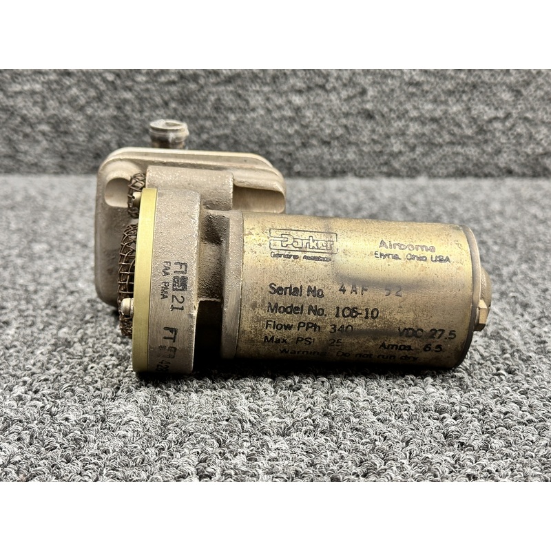 1C6-10 Parker Airborne Fuel Boost Pump Assembly LH or RH (27.5V,6.5A)