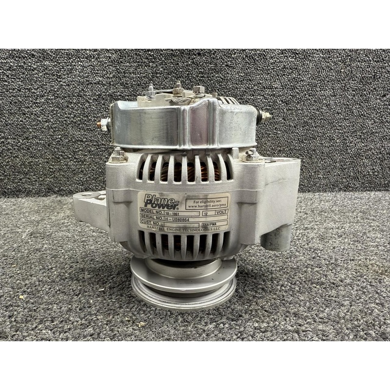 10-1051 Lycoming IO-360-C1C Plane Power Alternator with Brackets (Volts: 12)
