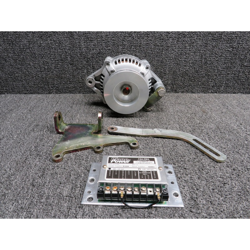 10-5050 Plane-Power Alternator with Voltage Regulator, Brackets, 337, STC (24V)