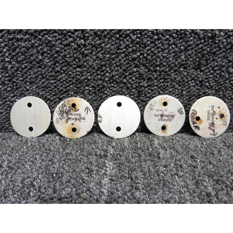 20050 Brown Line Cargo Tie Down Anchor Plates Set of 5