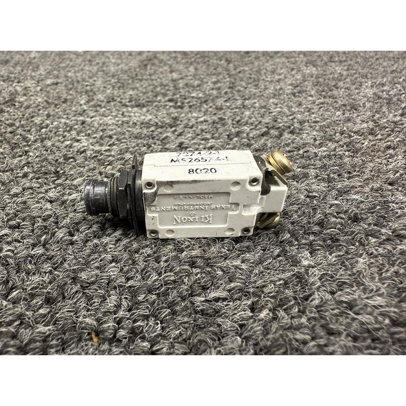 7274-2-1 Klixon Push Circuit Breaker Set of 6 (Amps: 1)