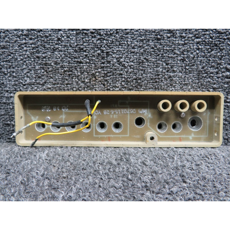 0570115-6-28 OMI Marker Beacon Audio Panel Face Only (Volts: 28)