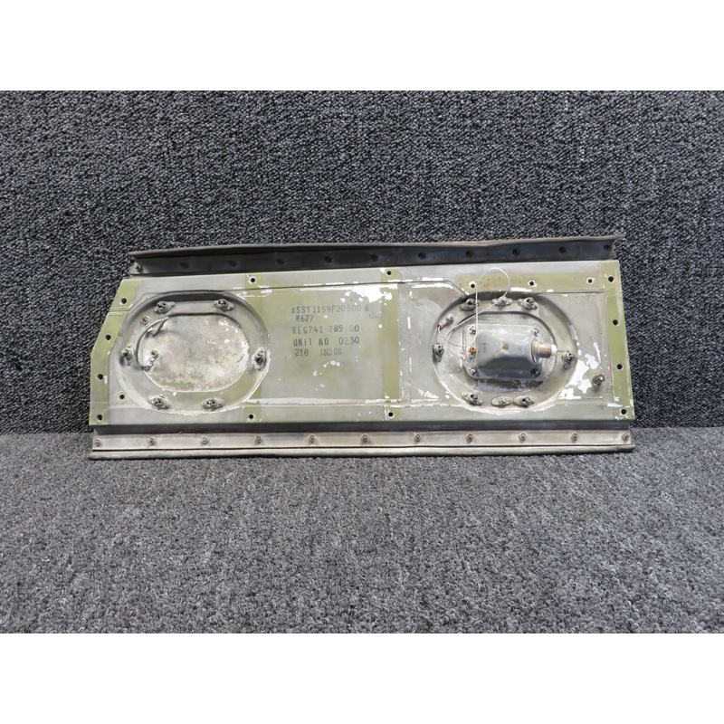1159P20500-6 Gulfstream G-II Pylon Panel Assembly RH Lower (Broken Light Cover)