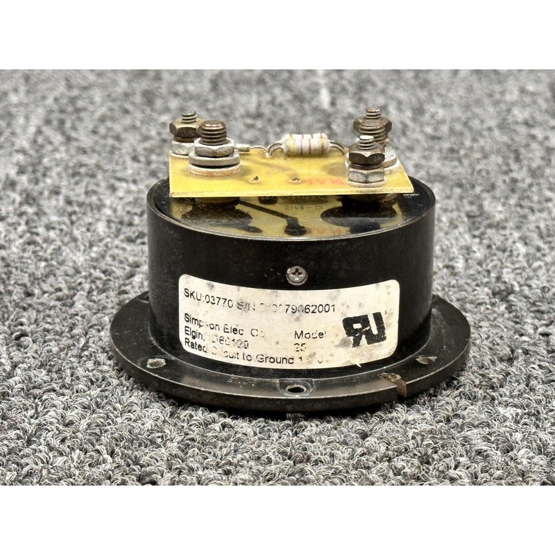 51852-1 AT-502B Air Tractor Simpson Electric Fuel Quantity Gauge