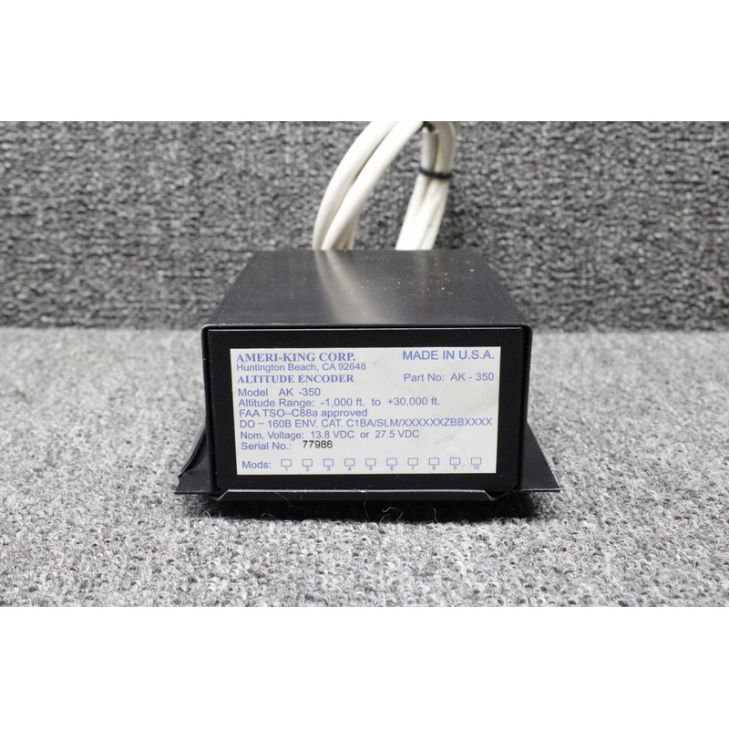 AK-350 Ameri-King Altitude Encoder (Volts: 14 or 28) (Range: -1000-30000 ft)