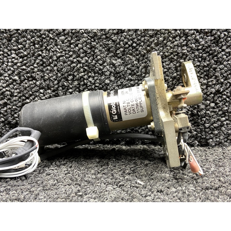 317A386 (Alt: 11796-002) Globe Motors Roll Trim Motor Assembly (24V)